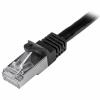 StarTech.com Kat6 Ethernetové kabely, řada: N6SPAT5MBK, Černá, Polyvinylchlorid 5 m, typ pláště: Stíněné Stíněný
