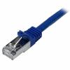 StarTech.com Kat6 Ethernetové kabely, Modrá, Polyvinylchlorid 0.5 m, typ pláště: Stíněné Stíněný