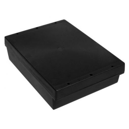 RS PRO Pouzdro IP65 Stíněné barva Černá IK07 barva Černá ABS 197.7 mm 52.6 mm 144.6 mm Silikon
