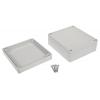 RS PRO Pouzdro IP65 Stíněné barva Šedá IK09 barva Šedá ABS 125.3 mm 58.1 mm 115.4 mm Silikon