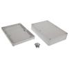 RS PRO Pouzdro IP65 Stíněné barva Šedá IK09 barva Šedá ABS 176.8 mm 56.7 mm 126 mm Silikon