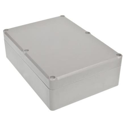 RS PRO Pouzdro IP67 Stíněné barva Šedá IK09 barva Šedá ABS 176.8 mm 56.7 mm 126 mm Polyuretan