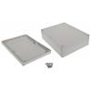 RS PRO Pouzdro IP65 Stíněné barva Šedá IK09 barva Šedá ABS 225 mm 81.3 mm 174.8 mm Silikon
