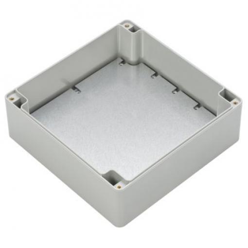 RS PRO Pouzdro IP65 Stíněné barva Šedá IK07 barva Šedá ABS 105 mm 60 mm 105 mm Silikon