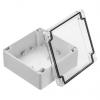 RS PRO Pouzdro IP67 Stíněné barva Šedá IK07 Polykarbonát, ABS 134.8 mm 60.1 mm 134.8 mm Polyuretan