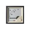 Analogový panelový ampérmetr, výška výřezu: 68 mm St., šířka výřezu: 68 mm, přesnost měřicího přístroje: 1 % Pohyblivé