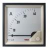 Analogový panelový ampérmetr 40 A, výška výřezu: 92 mm St., šířka výřezu: 92 mm, přesnost měřicího přístroje: 1 %