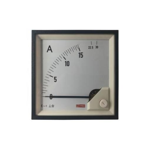 Analogový panelový ampérmetr, řada: RS PRO, výška výřezu: 92 mm St., šířka výřezu: 92 mm, přesnost měřicího přístroje: 1