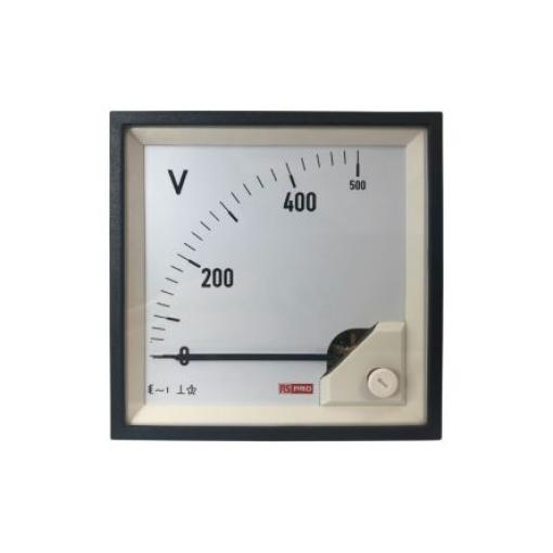 Analogový voltmetr St. Kalibrováno až 65 °C 92 mm 92 mm RS PRO