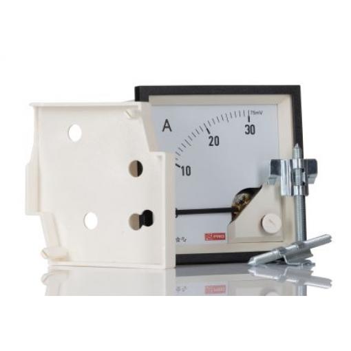 Voltmetr, řada: RS PRO, výška výřezu: 68 mm DC, šířka výřezu: 68 mm, přesnost měřicího přístroje: 1 % Pohyblivá cívka RS