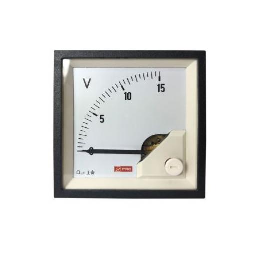 Analogový panelový ampérmetr, řada: RS PRO 100 A, výška výřezu: 68 mm DC, šířka výřezu: 68 mm, přesnost měřicího
