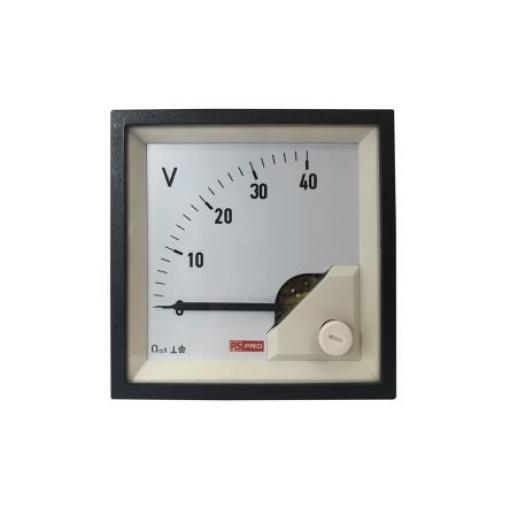Analogový panelový ampérmetr, řada: RS PRO 100 A, výška výřezu: 68 mm DC, šířka výřezu: 68 mm, přesnost měřicího