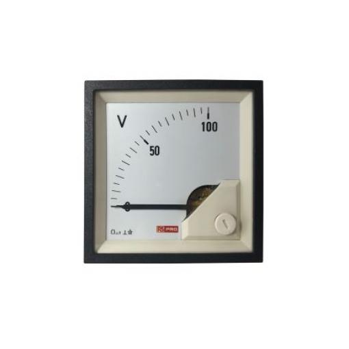 Analogový panelový ampérmetr, řada: RS PRO, výška výřezu: 68 mm DC, šířka výřezu: 68 mm, přesnost měřicího přístroje: 1
