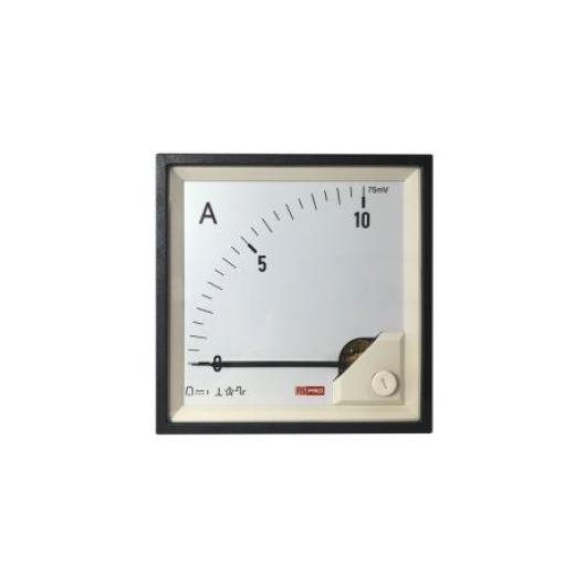 Analogový panelový ampérmetr, řada: RS PRO, výška výřezu: 92 mm DC, šířka výřezu: 92 mm, přesnost měřicího přístroje: 1