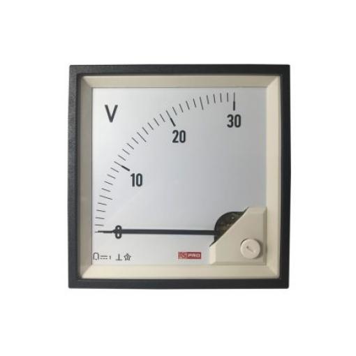 Analogový panelový ampérmetr, řada: RS PRO 100 A, výška výřezu: 92 mm DC, šířka výřezu: 92 mm, přesnost měřicího