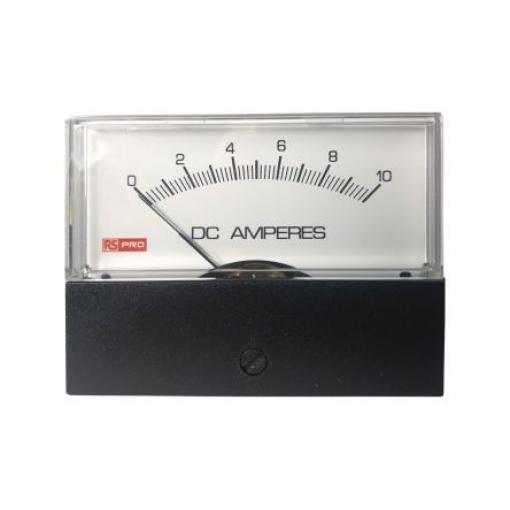 Analogový panelový ampérmetr, výška výřezu: 76 mm DC, šířka výřezu: 74 mm, přesnost měřicího přístroje: ±1.5 % Pohyblivá