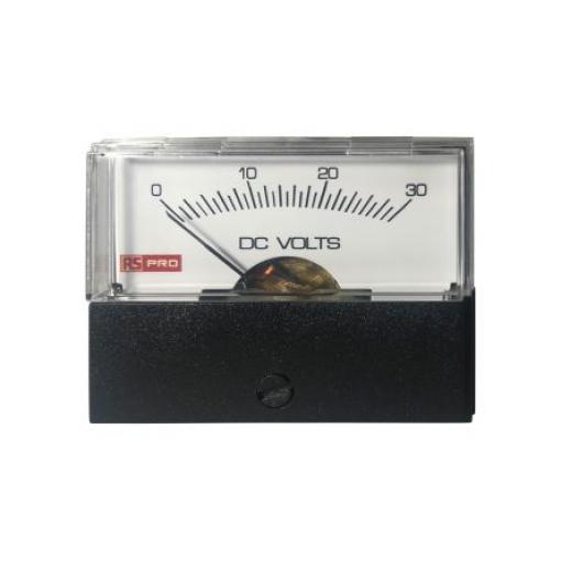 Analogový panelový ampérmetr 1000 A, výška výřezu: 57 mm DC, šířka výřezu: 44 mm, přesnost měřicího přístroje: ±1.5 %