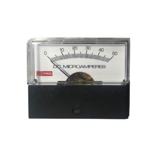 Analogový panelový ampérmetr 1000 A, výška výřezu: 57 mm DC, šířka výřezu: 44 mm, přesnost měřicího přístroje: ±1.5 %