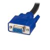 StarTech.com Kabel KVM Vnější, A: USB typu A, B: VGA, USB B Samec/samice 1.8 m, Černá