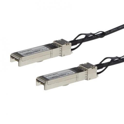 StarTech.com Vysílač-přijímač, SFP, Měď, 10000Mbps, přenosová vzdálenost: 0.5 m, rychlost přenosu dat: 10 Gbps