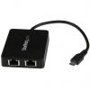 StarTech.com Adaptér USB na Ethernet Černá