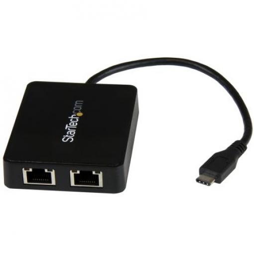 StarTech.com Adaptér USB na Ethernet Černá