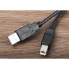 StarTech.com Kabel USB do zásuvky IC Vnější, A: USB typu A, 2 m Vnější, Černá, B: USB B