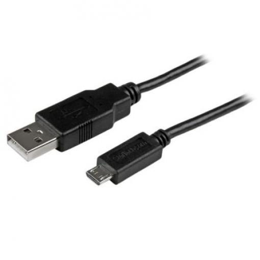 StarTech.com Kabel USB do zásuvky IC Vnější, A: USB typu A, 1 m Vnější, Černá, B: Micro USB typ B