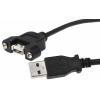 StarTech.com Kabel USB do zásuvky IC Vnější, A: USB typu A, 300 mm Vnitřní, Černá, B: USB typu A
