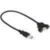 StarTech.com Kabel USB do zásuvky IC Vnější, A: USB typu A, 300 mm Vnitřní, Černá, B: USB typu A