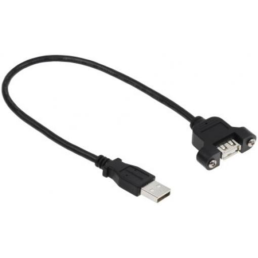 StarTech.com Kabel USB do zásuvky IC Vnější, A: USB typu A, 300 mm Vnitřní, Černá, B: USB typu A