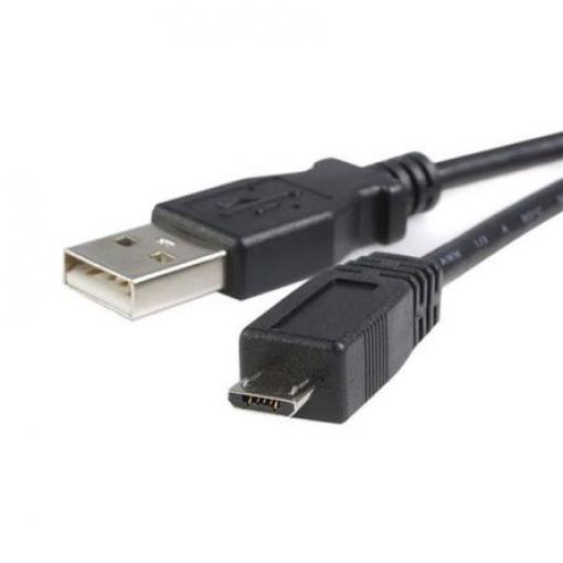 StarTech.com Kabel USB do zásuvky IC Vnější, A: USB typu A, 2 m Vnější, Černá, B: Micro USB typ B
