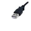 StarTech.com Kabel USB do zásuvky IC Vnější, A: USB typu A, 900 mm Vnější, Černá, B: Napájení Barrel