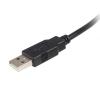 StarTech.com Kabel USB do zásuvky IC Vnější, A: USB typu A, 3 m Vnější, Černá, B: USB B