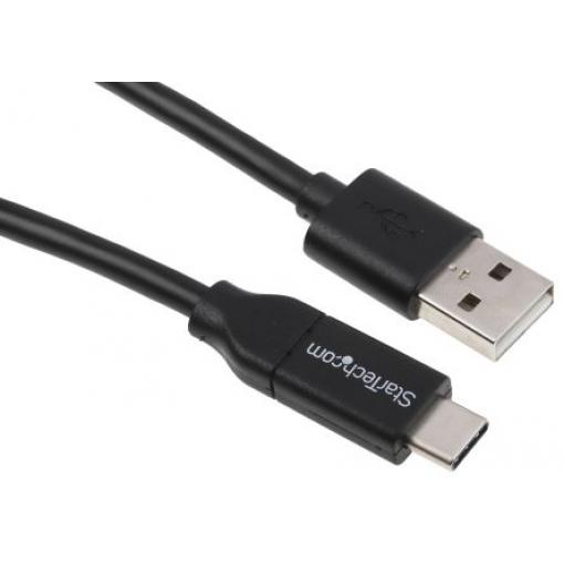 StarTech.com Kabel USB do zásuvky IC Vnější, A: USB typu A, 1 m Vnější, Černá, B: USB typu C