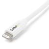 StarTech.com Kabel USB do zásuvky IC Vnější, řada: USBLT, A: USB 2.0 Typ A, 2 m Vnější, Bílá, B: Lightning