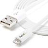 StarTech.com Kabel USB do zásuvky IC Vnější, řada: USBLT, A: USB 2.0 Typ A, 2 m Vnější, Bílá, B: Lightning