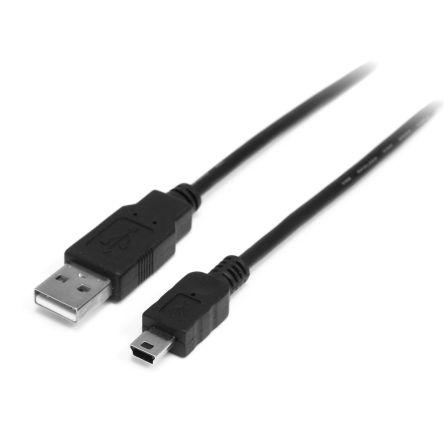StarTech.com Kabel USB do zásuvky IC Vnější, řada: USB2, A: USB 2.0 Typ A, 1 m Vnější, Černá, B: Micro USB typ B