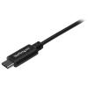 StarTech.com Kabel USB do zásuvky IC Vnější, A: USB typu A, 2 m Vnější, Černá, B: USB typu C