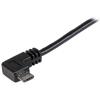 StarTech.com Kabel USB do zásuvky IC Vnější, A: USB typu A, 2 m Vnější, Černá, B: Micro USB typ B