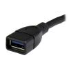StarTech.com Kabel USB do zásuvky IC Vnější, A: USB typu A, 150 mm Vnitřní, Černá, B: USB typu A