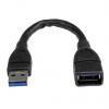 StarTech.com Kabel USB do zásuvky IC Vnější, A: USB typu A, 150 mm Vnitřní, Černá, B: USB typu A