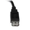 StarTech.com Kabel USB do zásuvky IC Vnější, A: USB typu A, 150 mm Vnitřní, Černá, B: USB typu A