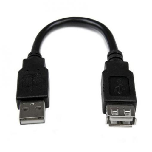 StarTech.com Kabel USB do zásuvky IC Vnější, A: USB typu A, 150 mm Vnitřní, Černá, B: USB typu A