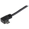 StarTech.com Kabel USB do zásuvky IC Vnější, A: USB typu A, 1 m Vnější, Černá, B: Micro USB typ B
