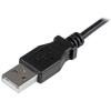 StarTech.com Kabel USB do zásuvky IC Vnější, A: USB typu A, 1 m Vnější, Černá, B: Micro USB typ B