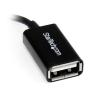 StarTech.com Kabel USB do zásuvky IC Vnější, A: Micro USB B, 150 mm Vnitřní, Černá, B: USB typu A