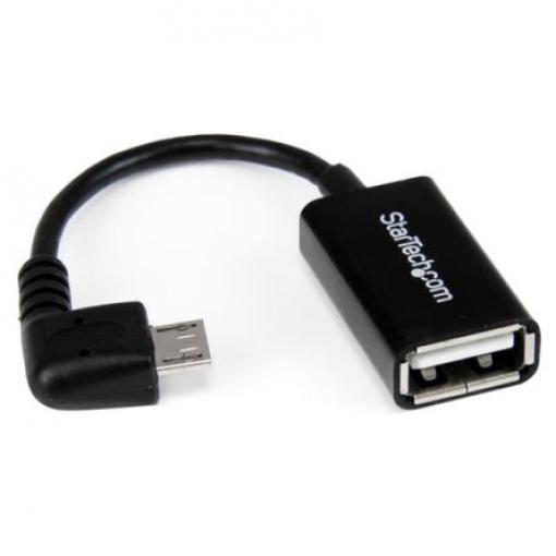 StarTech.com Kabel USB do zásuvky IC Vnější, A: Micro USB B, 150 mm Vnitřní, Černá, B: USB typu A