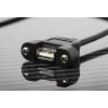StarTech.com Kabel USB do zásuvky IC Vnitřní, A: 5pin krimpovací zásuvka, 300 mm Vnitřní, Černá, B: USB typu A