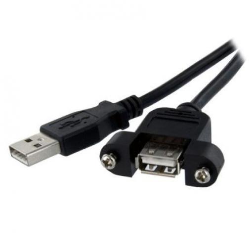 StarTech.com Kabel USB do zásuvky IC Vnější, A: USB typu A, 600 mm Vnitřní, Černá, B: USB typu A